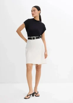 Clearance Minirock aus Twill Damen Bekleidung·Sportbekleidung|Röcke