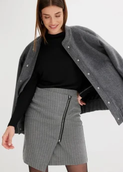 Damen bonprix Bekleidung·Sportbekleidung|Nachhaltigere Materialien|Minirock in Wickeloptik