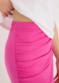 Damen bonprix Bekleidung·Sportbekleidung|Röcke|Minirock mit Raffungen