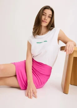 Damen bonprix Bekleidung·Sportbekleidung|Röcke|Minirock mit Raffungen
