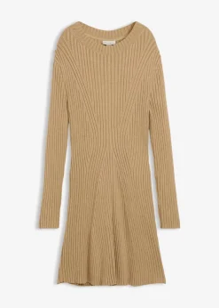 Sale Mini-Strickkleid aus softem Viskose-Mix Damen Nachhaltigere Materialien|Kleider