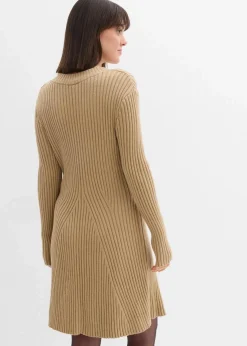 Sale Mini-Strickkleid aus softem Viskose-Mix Damen Nachhaltigere Materialien|Kleider