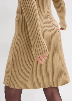 Sale Mini-Strickkleid aus softem Viskose-Mix Damen Nachhaltigere Materialien|Kleider
