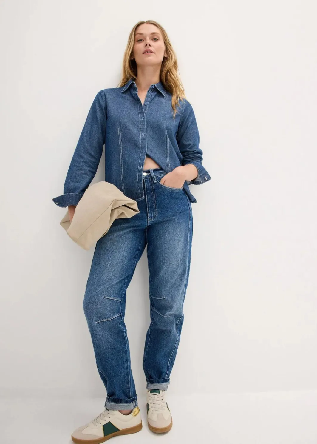 New Mom Jeans High Waist Damen Bekleidung·Shirts & Tops|Jeans