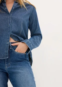 New Mom Jeans High Waist Damen Bekleidung·Shirts & Tops|Jeans