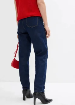 Damen bonprix Bekleidung·Shirts & Tops|Jeans|Mom Jeans High Waist, cropped