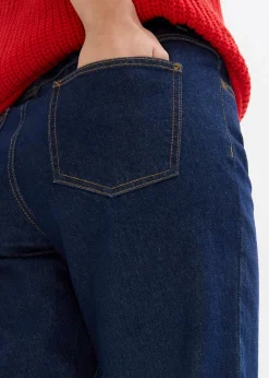 Damen bonprix Bekleidung·Shirts & Tops|Jeans|Mom Jeans High Waist, cropped