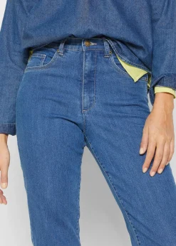 New Mom Jeans High Waist, Stretch Damen Bekleidung·Shirts & Tops|Jeans