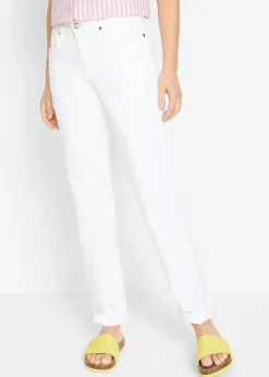 Damen bonprix Bekleidung·Shirts & Tops|Jeans|Mom Jeans Mid Waist, long
