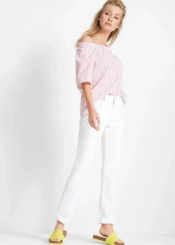 Damen bonprix Bekleidung·Shirts & Tops|Jeans|Mom Jeans Mid Waist, long