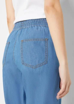 Damen bonprix Bekleidung·Shirts & Tops|Jeans|Mom-Jeans High Waist, Bio-Baumwolle