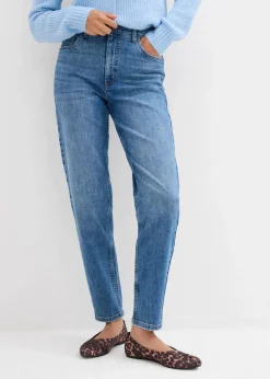 Outlet Mom-Jeans High Waist, cropped Damen Bekleidung·Shirts & Tops|Jeans