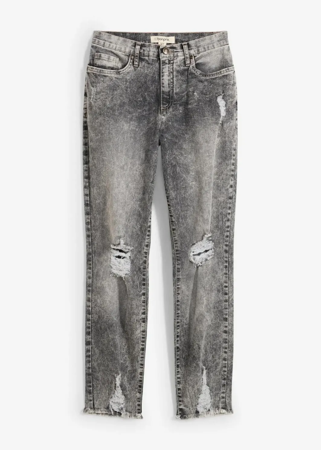 Mom-Jeans High Waist mit Destroy-Effekten Damen Jeans|Bekleidung·Shirts & Tops