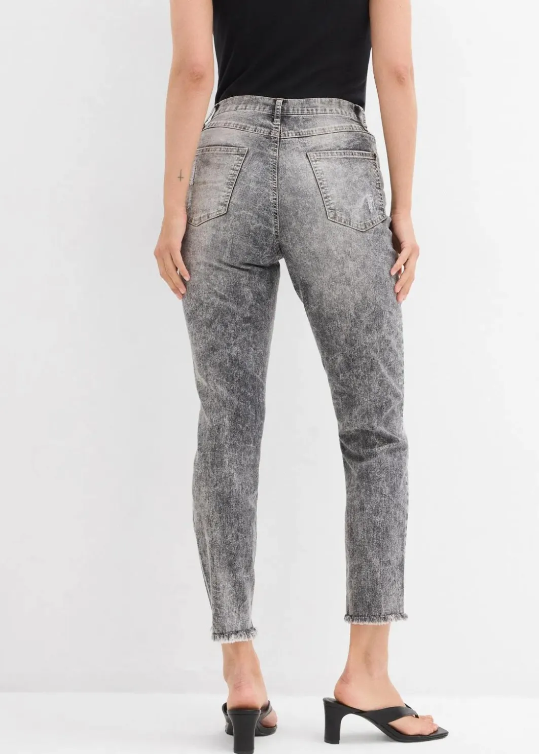Mom-Jeans High Waist mit Destroy-Effekten Damen Jeans|Bekleidung·Shirts & Tops