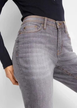 Mom-Jeans Mid Waist, Komfort-Stretch Damen Jeans|Kurzgrößen