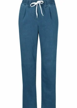 Damen bonprix Jeans|Thermobekleidung|Mom-Jeans Mid Waist, Thermo mit Bequembund