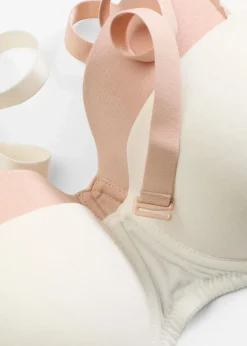 Sale Multiway BH mit Bügel mit Bio-Baumwolle (2er Pack) Damen Große Cups D-H|Nachhaltigere Materialien