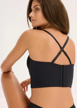 Damen bonprix Basics|Bhs|Multiway Schalen-BH Top mit Glanzeffekt