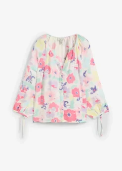 Online Musselin-Bluse aus reiner Baumwolle Damen Bekleidung·Jacken & Mäntel|Blusen & Tuniken