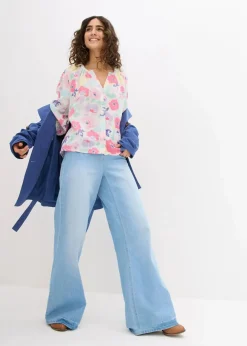 Online Musselin-Bluse aus reiner Baumwolle Damen Bekleidung·Jacken & Mäntel|Blusen & Tuniken