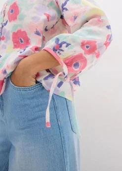 Online Musselin-Bluse aus reiner Baumwolle Damen Bekleidung·Jacken & Mäntel|Blusen & Tuniken