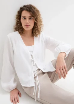 Damen bonprix Bekleidung·Hosen|Jacken & Mäntel|Musselin-Bolero