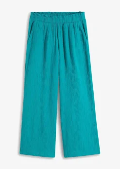 Damen bonprix Hosen|Bekleidung·Kleider|Musselin-Culotte aus Baumwolle