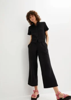 Damen bonprix Bekleidung·Kleider|Hosen|Musselin-Culotte aus Baumwolle