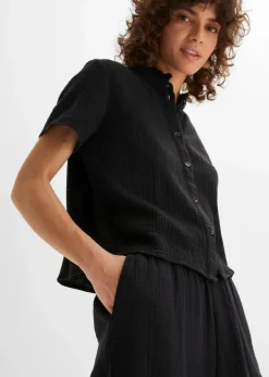 Damen bonprix Bekleidung·Kleider|Hosen|Musselin-Culotte aus Baumwolle