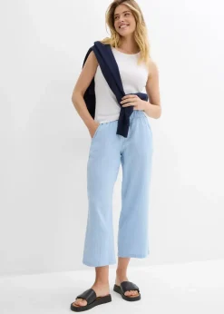 Musselin-Culotte aus Baumwolle Damen Hosen|Bekleidung·Kleider