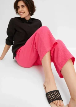 Online Musselin-Culotte aus Baumwolle Damen Hosen|Bekleidung·Kleider