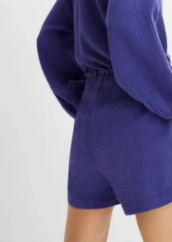 Damen bonprix Bekleidung·Outdoorbekleidung|Bekleidung·Kleider|Musselin-Shorts aus reiner Baumwolle
