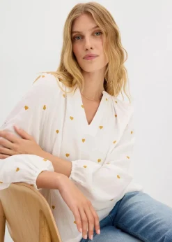 Damen bonprix Bekleidung·Jacken & Mäntel|Blusen & Tuniken|Musselin-Tunika