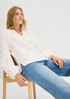 Damen bonprix Bekleidung·Jacken & Mäntel|Blusen & Tuniken|Musselin-Tunika