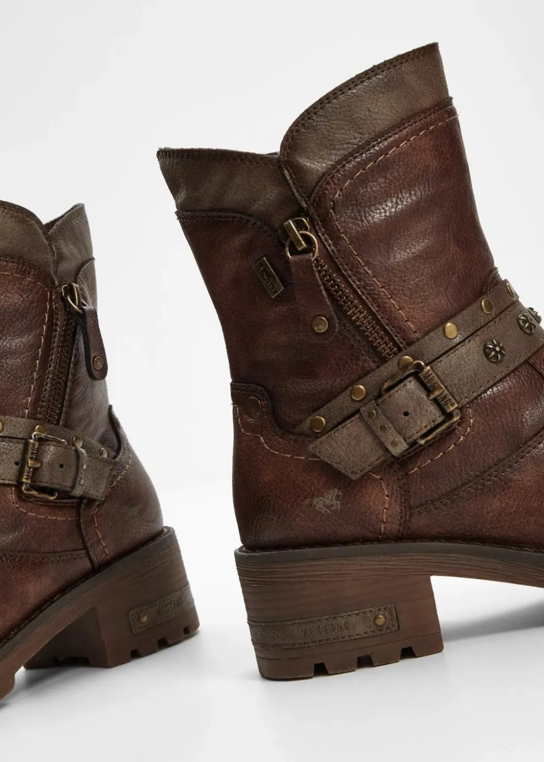 Damen Mustang High Heels|Boots|Biker-Boots