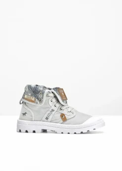 New High-Top-Sneaker aus Baumwoll-Canvas Damen High Heels|Sneaker