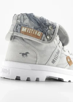 New High-Top-Sneaker aus Baumwoll-Canvas Damen High Heels|Sneaker