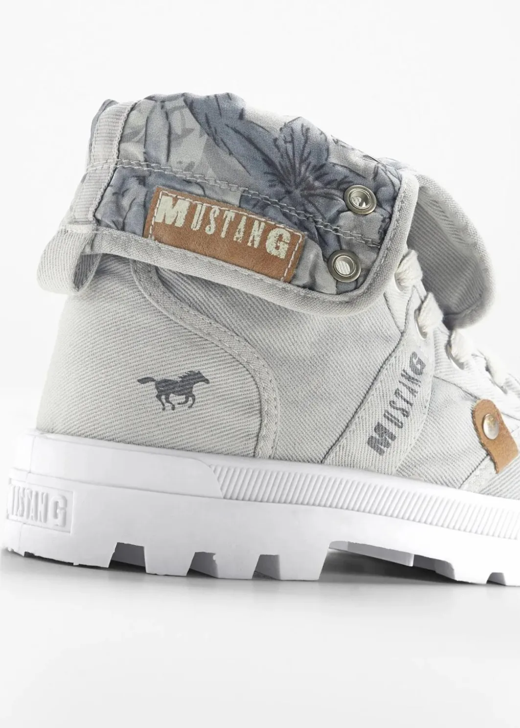 New High-Top-Sneaker aus Baumwoll-Canvas Damen High Heels|Sneaker