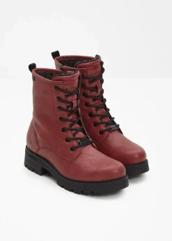 Clearance Schnürboots Damen High Heels|Gefütterte Winterschuhe
