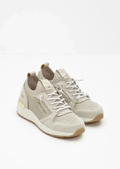 Damen Mustang High Heels|Sneaker|Sneaker aus Soft-Material