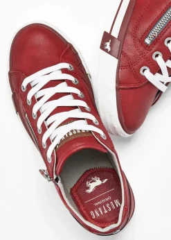 New Sneaker mit Reißverschluss Damen Sneaker|High Heels