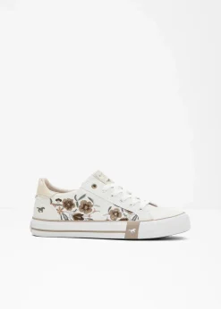 Damen Mustang Sneaker|High Heels|Sneaker mit Stickerei