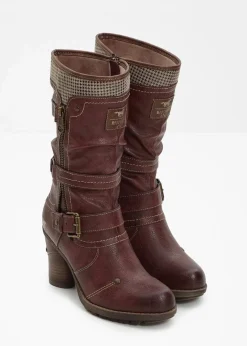Damen Mustang Stiefel|Gefütterte Winterschuhe|Stiefel