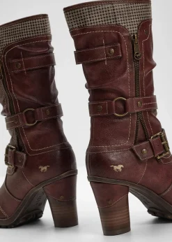Damen Mustang Stiefel|Gefütterte Winterschuhe|Stiefel