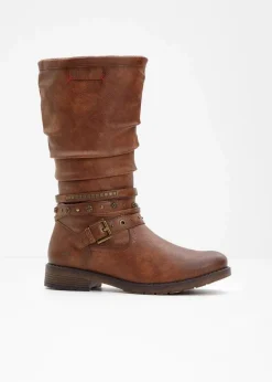 Damen Mustang High Heels|Gefütterte Winterschuhe|Stiefel