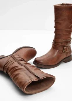 Damen Mustang High Heels|Gefütterte Winterschuhe|Stiefel