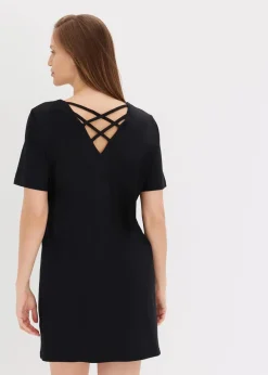 Damen bonprix Nachhaltigere Materialien|Nachtwäsche|Nachthemd mit Rückenausschnitt