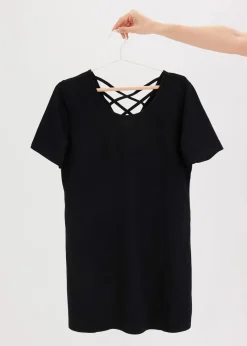 Damen bonprix Nachhaltigere Materialien|Nachtwäsche|Nachthemd mit Rückenausschnitt