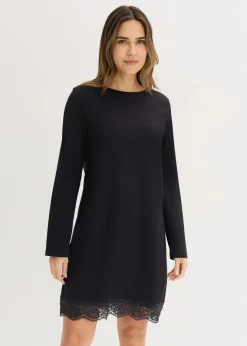 Discount Nachthemd mit Spitze Damen Wäsche·Nachtwäsche|Nachtwäsche