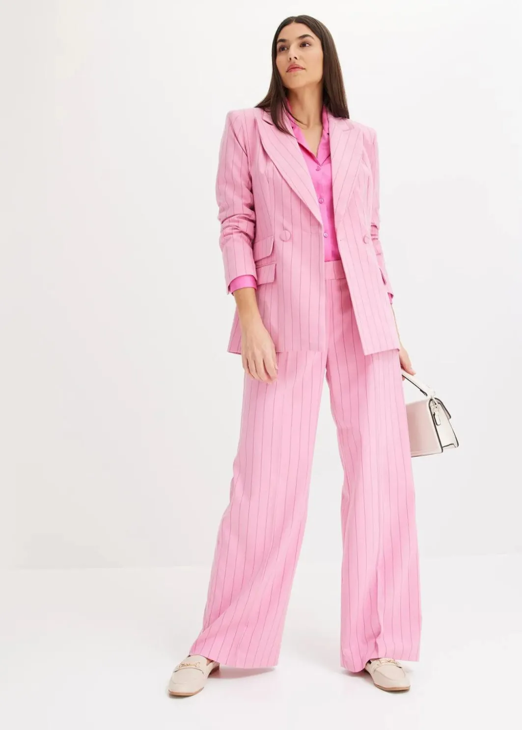 Damen bonprix Blazer|Nadelstreifen Blazer